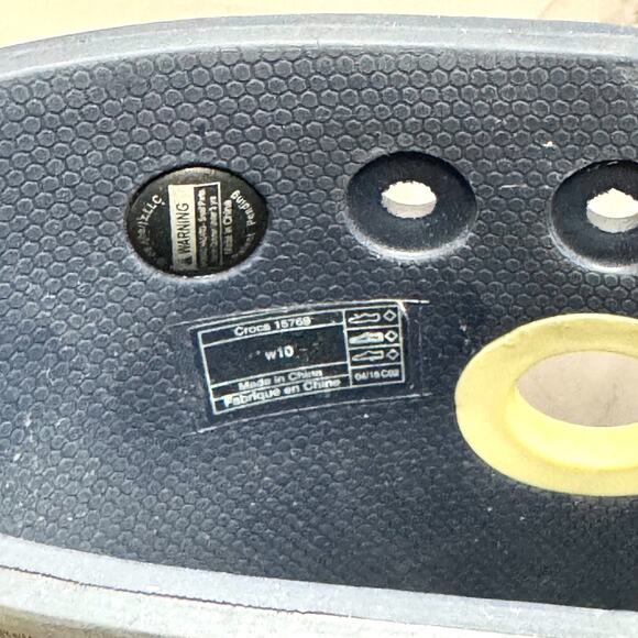 Crocs Jaunt Shorty Womens Sz 10 Navy Blue Boots Waterproof Shoes Rain Snow EUC - Picture 5 of 10